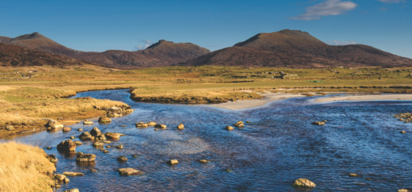 Bonnie beach South Uist in the Outer Hebrides, the birthplace of Flora Macdonald, from where she rowed the fugitive Bonnie Prince Charlie over the seas to Skye.