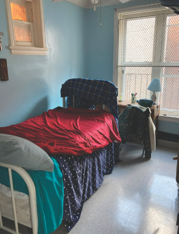 Joanna’s digs – at the Convent of Mother Teresa’s Catholic Missionaries