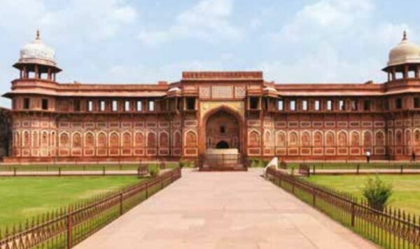 The Jahangiri Mahal inside the Agra Fort, was built in the 16th-century by Akbar, Jahngir’s father