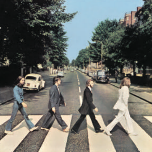 The Beatles’ Abbey Road album cover