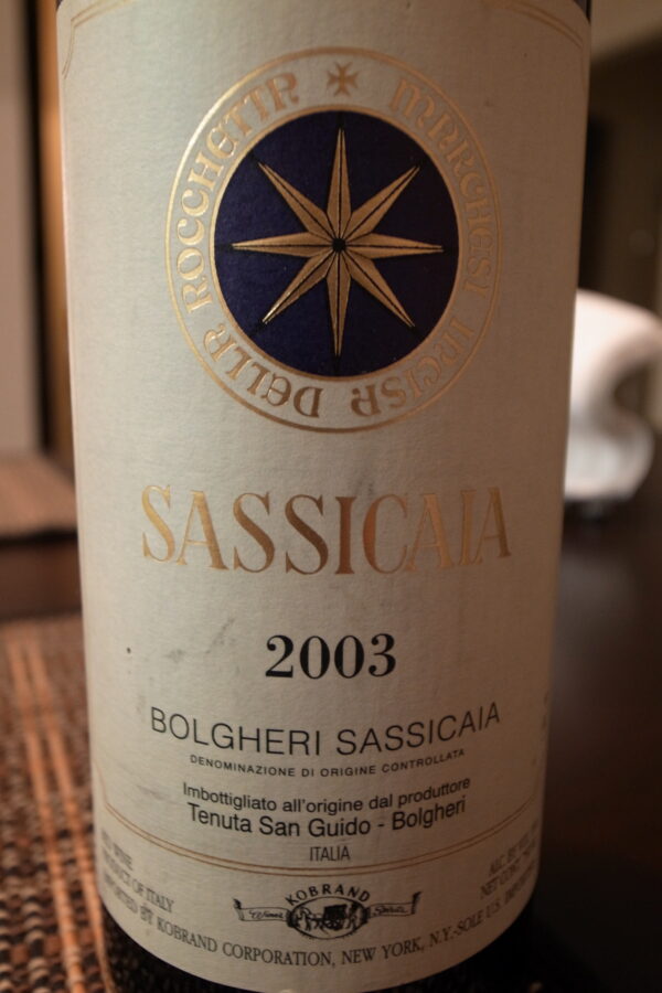Sassicaia: one of the best-known Supertuscan reds