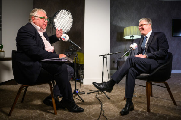 Nick Ferrari interviewing Sir Keir Starmer