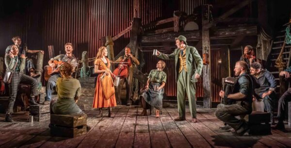 A scene from The Curious Case of Benjamin Button, the Olivier Award–winning musical born from years of passion, perseverance, and creative brilliance