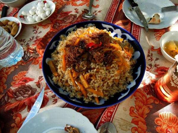 Plov, the Uzbek national dish