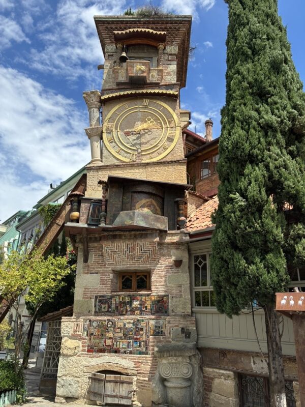 Tbilisi’s famous wonky clocktower