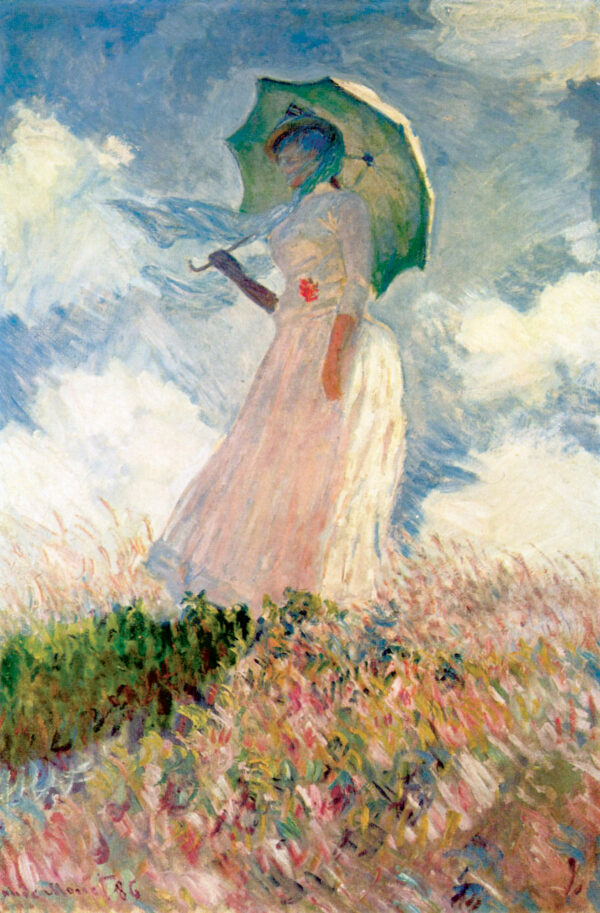 Woman with a Parasol, Claude Monet, 1875