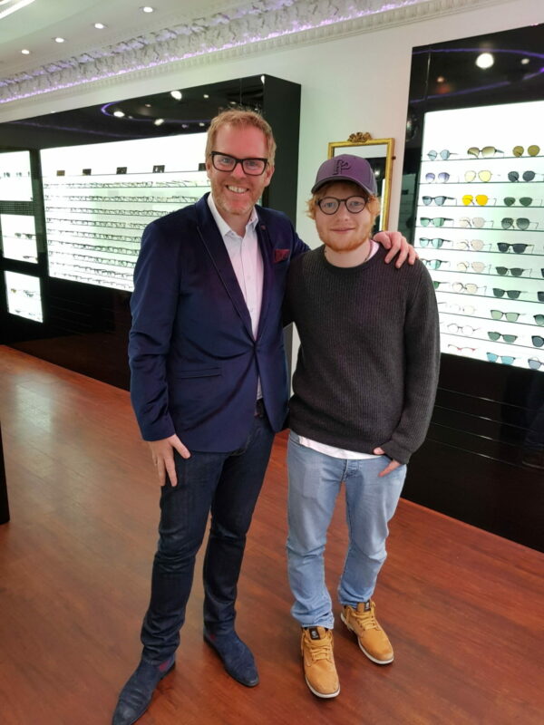 Tom Davies and Ed Sheeran in Sloane Square