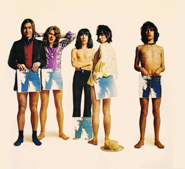 The Rolling Stones with their 1971, #1 Sticky Fingers album