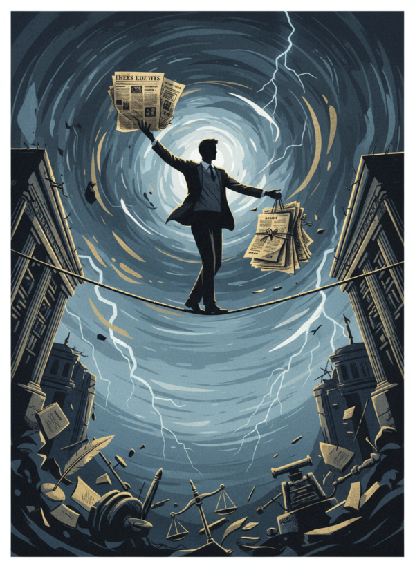 Walking the fine line between truth and trouble — the editor’s daily balancing act in a world where every word can tip the scales