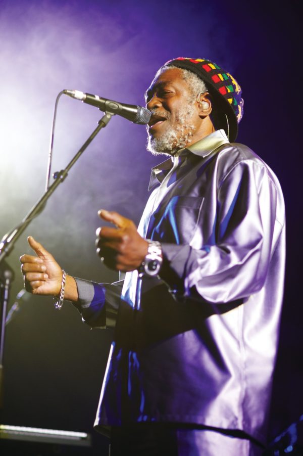 Horace on stage with Massive Attack at the Academy, Sheffield, in 2009.