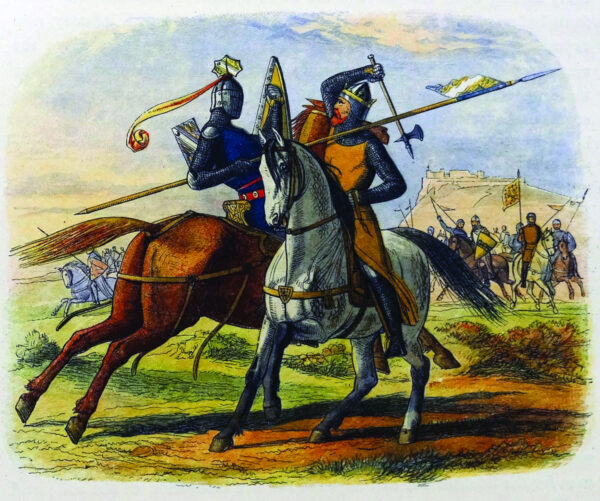 King Robert’s fatal blow against Sir Henry de Bohun at Bannockburn;