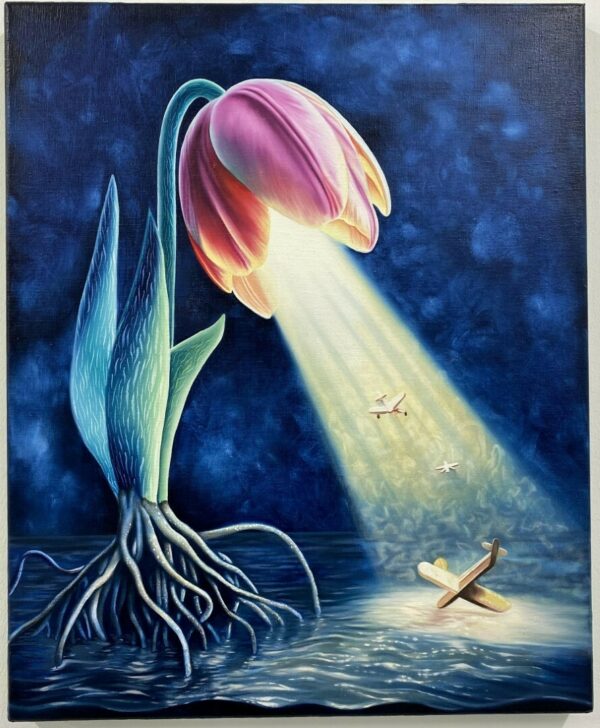 Jane Hayes Greenwood Downfall 2024 Oil on linen 1