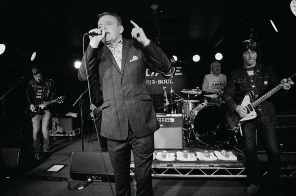 Suggs performing at Boisdale