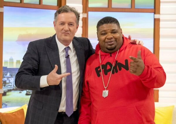 With Piers Morgan on Good Morning Britain, 2018