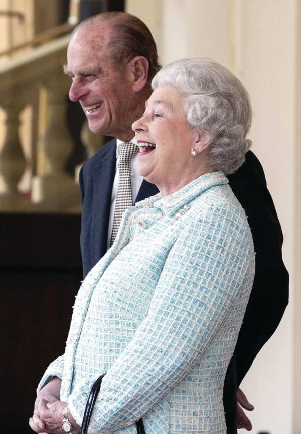 In 2007 at Broadlands, former home of Louis Mountbatten, where the Queen and Prince Philip honeymooned 60 years earlier