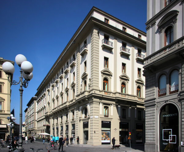 The Hotel Savoy in Piazza della Repubblica