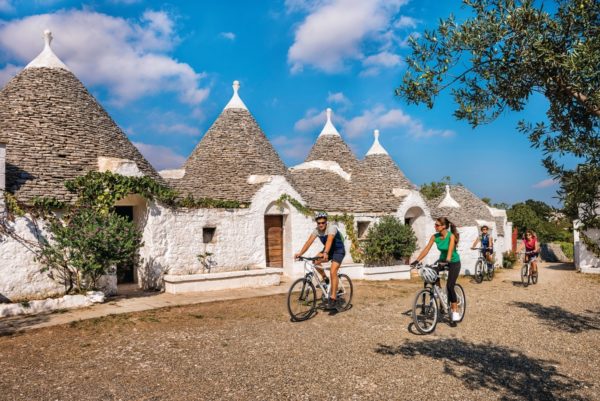 Alberobello is known for its trulli, stone houses with conical roofs