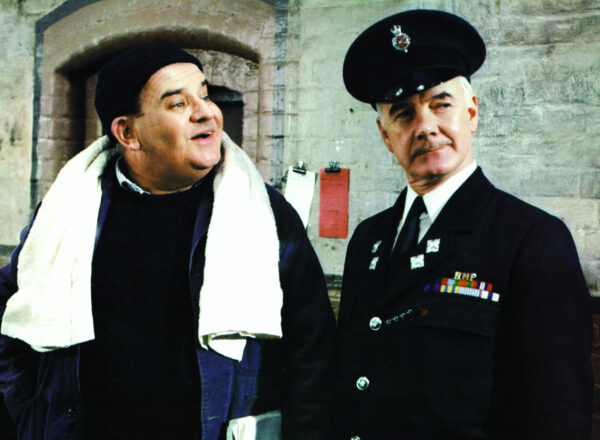 Ronnie Barker and Fulton Mackay in 1970s sitcom Porridge.