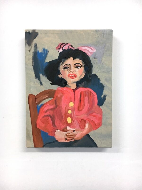 Tommy Camerno Ancient Sleeper 06 acrylic on canvas 35 5 x 26 cm