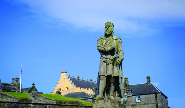 Robert the Bruce  at Stirling Castle. The victor of 1314’s Battle  of Bannockburn is one of Scotland’s greatest heroes