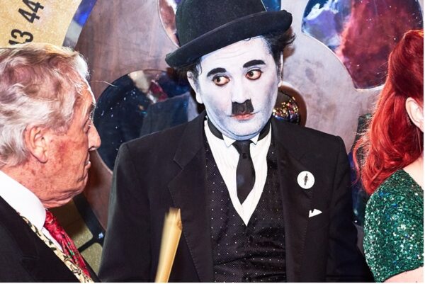 Jimmy Thomas (Simon's father) and Charlie Chaplin