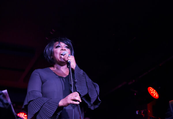 Mica Paris performing to a packed house at Boisdale of Canary Wharf