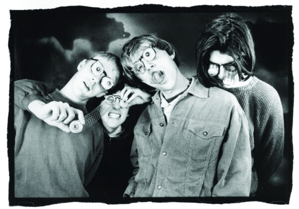 Blur’s witty lyrics have Music Hall in their DNA (from left, Dave Rowntree, Graham Coxon, lead singer Damon Albarn, and Alex James)