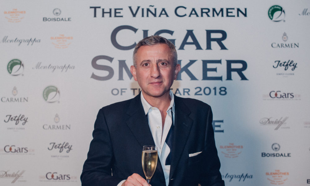 VIÑA CARMEN CIGAR SMOKER OF THE YEAR 2018 FOUNDED BY BOISDALE