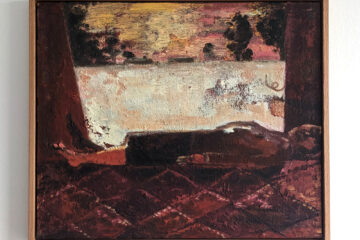 Laurie Cole Like The Last Raysof Sun Before They Drown In The Sea Oilon Board Framed 324x273mm 1