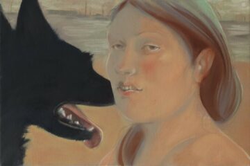 Nettle Grellier I went there and I came back from there 2022 38x25 5cm oil on canvas