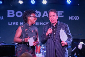 Yolanda Brown and Jools Holland